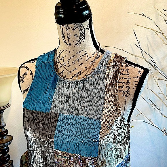 French Connection Sequin Cocktail Dress - Picture 3 of 12